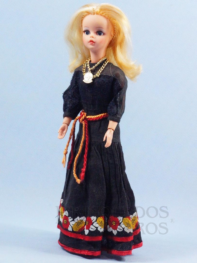 Brinquedo antigo Boneca Susi Série Pulsos móveis 100% original Perfeito estado Completa Ano 1980