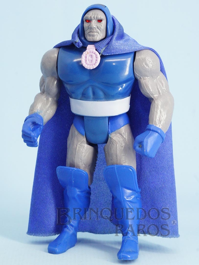 Brinquedo antigo Boneco do Darkseid articulado Coleção Super Powers perfeito estado 100% original completo com Capa Cartela e Mini Comic Ano 1988