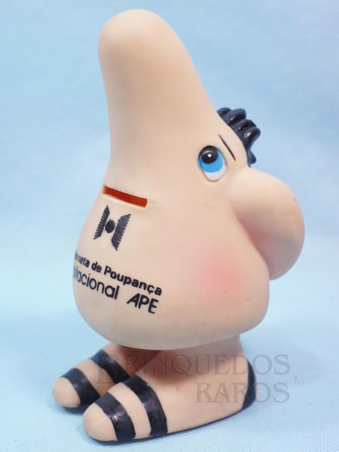 Brinquedo antigo Boneco Poupão com 15,00 cm de altura Brinde Caderneta de Poupança Habitacional APE Década de 1970