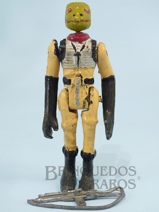 Brinquedo antigo Bossk Caçador de Recompensas com 10,00 cm de altura completo com Arma Série Aventura na Galáxia Guerra nas Estrelas Star Wars Ano 1983
