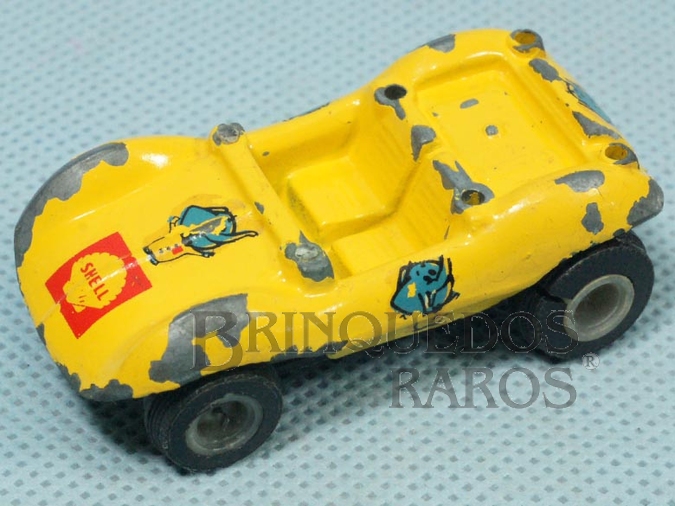 Brinquedo antigo Buggy com 6,00 cm de comprimento Série Speed Box Década de 1970 