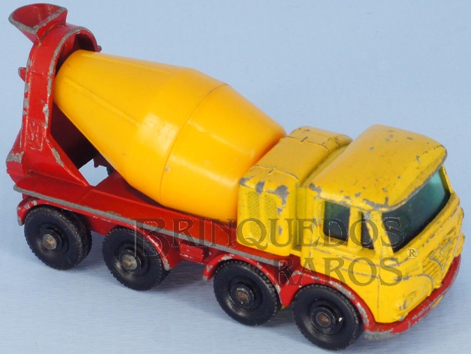 Brinquedo antigo Caminhão Betoneira Foden Concrete Truck black plastic Regular Wheels