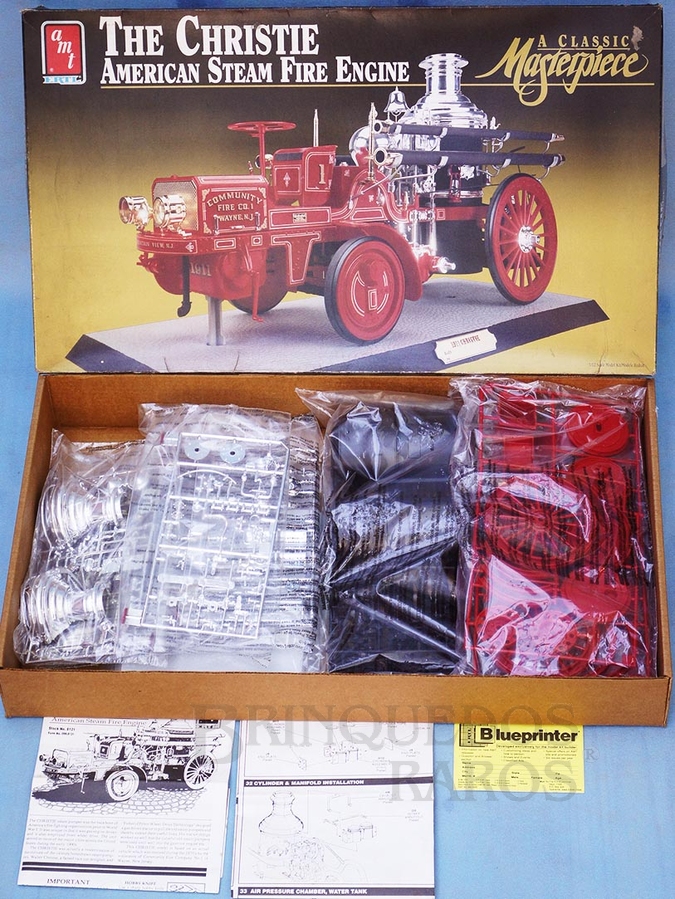 Brinquedo antigo Caminhão de Bombeiros The Christie American Steam Fire Engine Masterpiece Serie Década de 1990