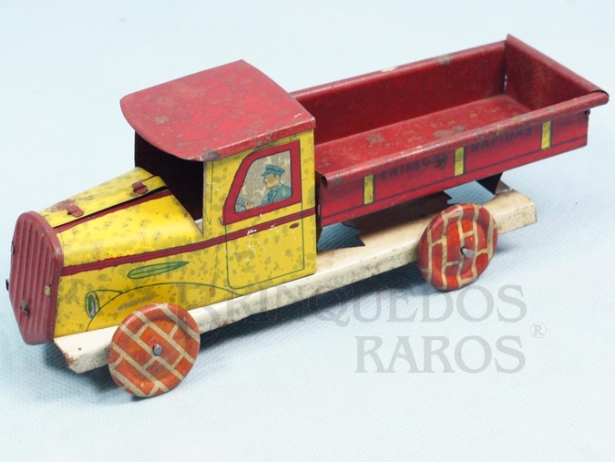 Brinquedo antigo Caminhão Entregas Rápidas com 19,00 cm de comprimento Década de 1930