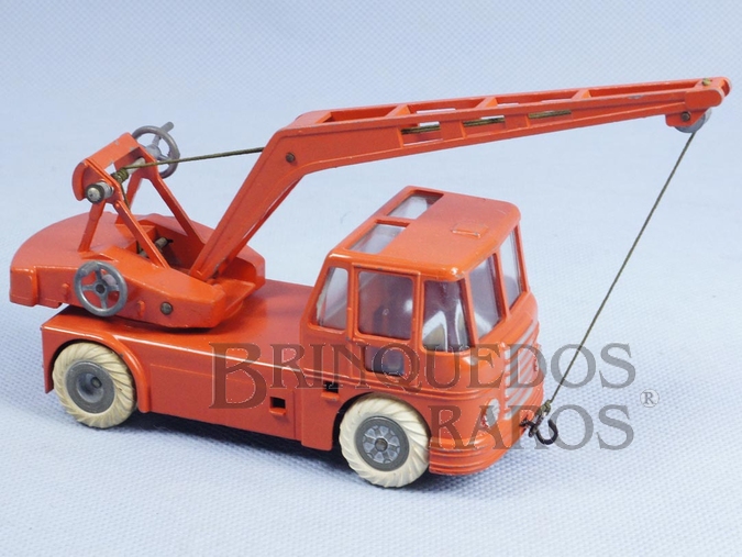 Brinquedo antigo Caminhão Guindaste Grue Mobile J. Weitz sur chassi A.G. 2045 Década de 1960
