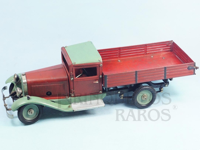 Brinquedo antigo Caminhão Lastwagen Auto-Baukasten com 32,00 cm de comprimento Ano 1947