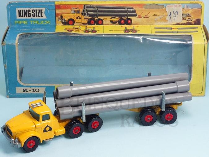 Brinquedo antigo Caminhão Pipe Truck Série King Size Década de 1960