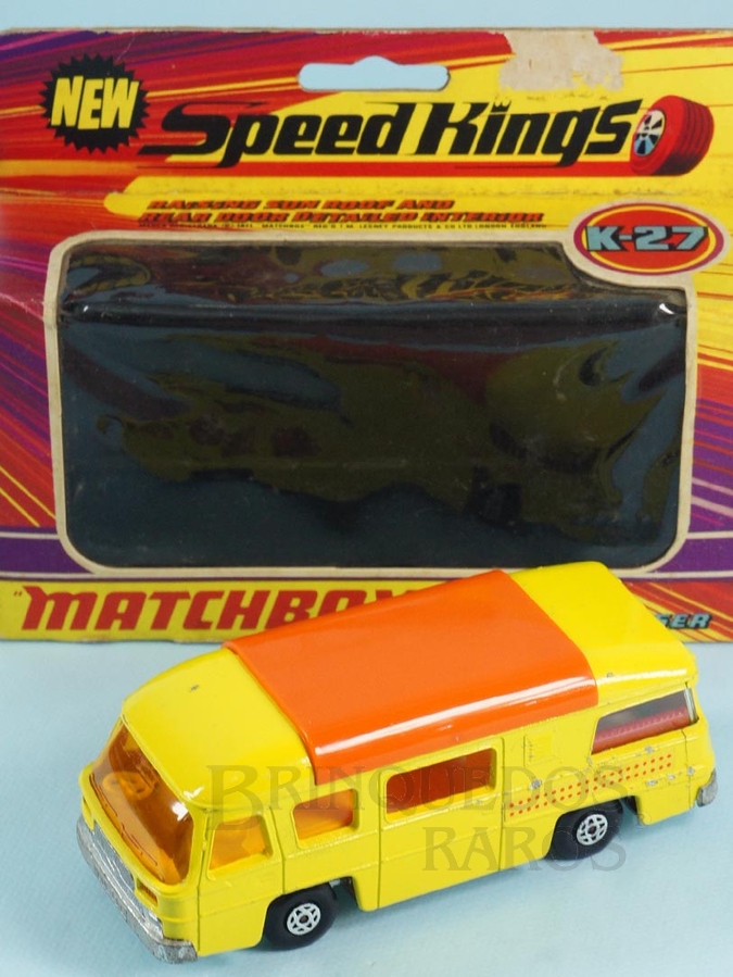 Brinquedo antigo Camping Cruiser Série Speed Kings Década de 1970