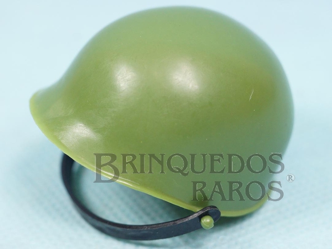 Brinquedo antigo Capacete de Soldado Verde Claro Edição 1995 e 2000 