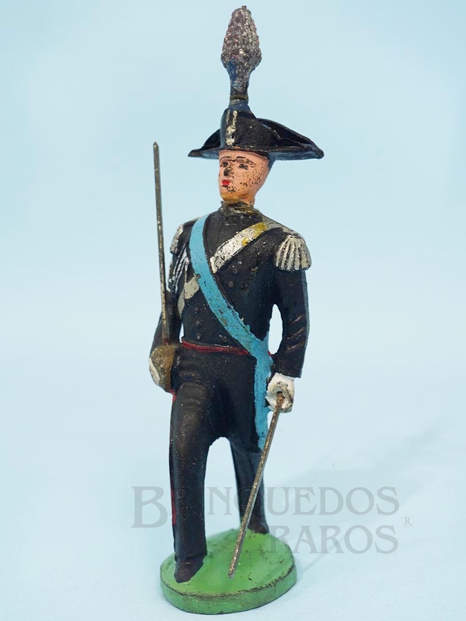 Brinquedo antigo Carabinieri marchando Década de 1960