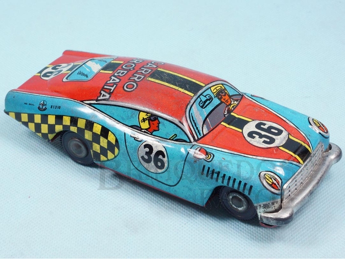 Brinquedo antigo Carro Acróbata com 18,00 cm de comprimento Ano 1970