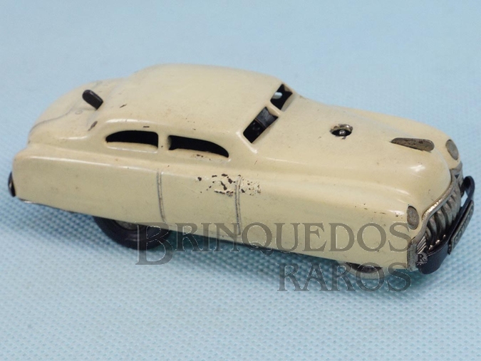 Brinquedo antigo Carro Sedan Limo branco com 11,00 cm de comprimento Sistema Varianto Made in US Zone Década de 1950