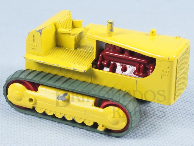 Brinquedo antigo Trator Caterpillar D9 Tractor Série King Size Década de 1960