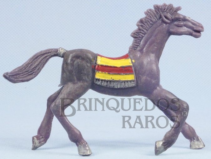 Brinquedo antigo Cavalo índio roxo Distribuído pela Trol e pela Viocena Década de 1970