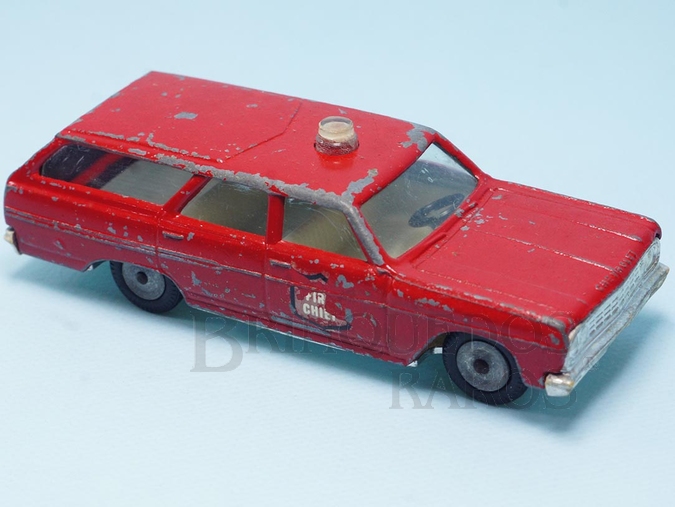 Brinquedo antigo Chevrolet Chevelle Fire Chief Gamda Koor Década de 970