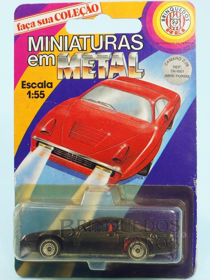 Brinquedo antigo Chevrolet Camaro Z-28 Brasilianische Siku Blister Lacrado Alfema Década de 1980