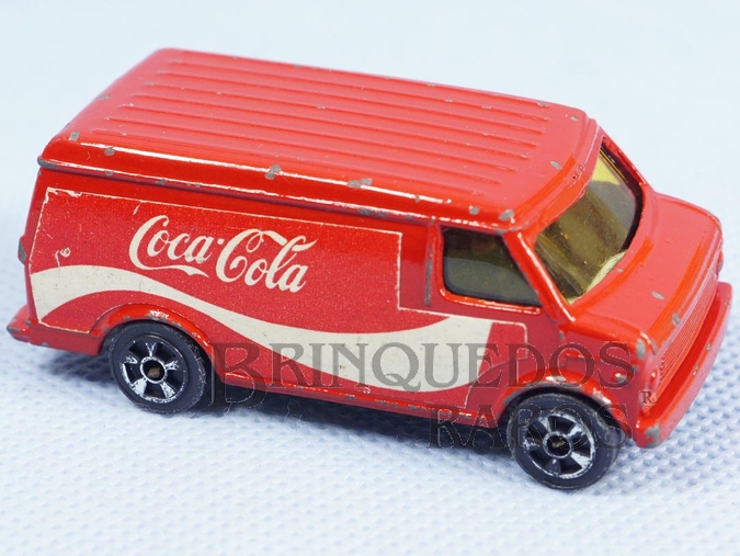 Brinquedo antigo Chevrolet Van Coca Cola Brazilian Corgi Jr Kiko Década de 1980