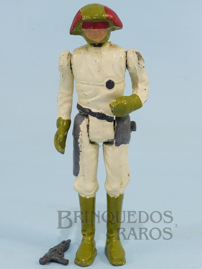 Brinquedo antigo Cloud Car Pilot com 10,00 cm de altura completo com Arma Série Aventura na Galáxia Guerra nas Estrelas Star Wars Ano 1983