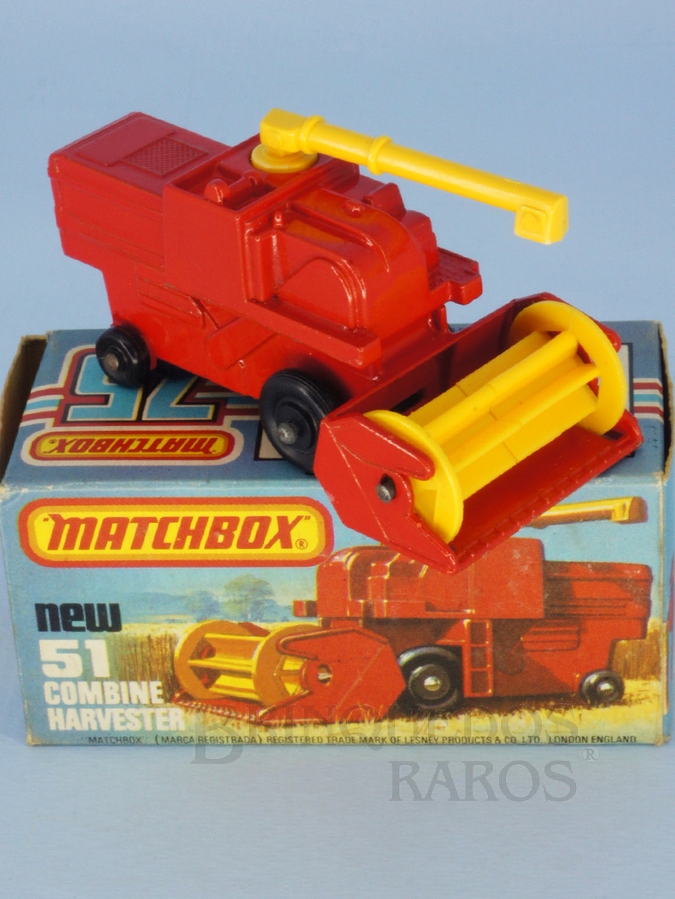 Brinquedo antigo Colheitadeira Combine Harvester Superfast
