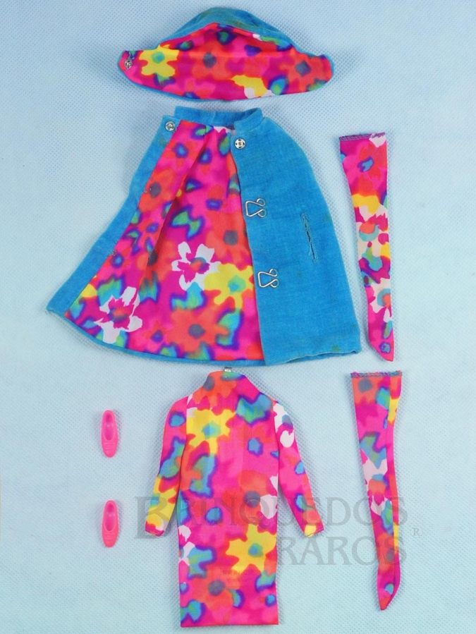 Brinquedo antigo Conjunto completo Style Setters com 5 itens Anos 1966 e 1967