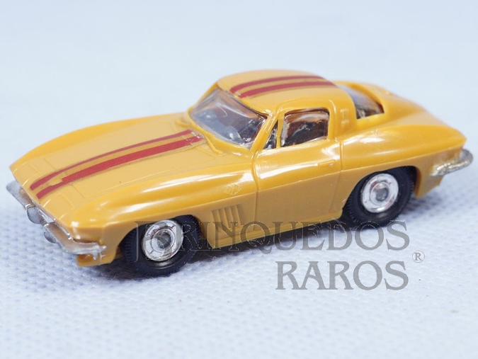 Brinquedo antigo Corvette Sting Ray com 6,50 cm de comprimento Década de 1970