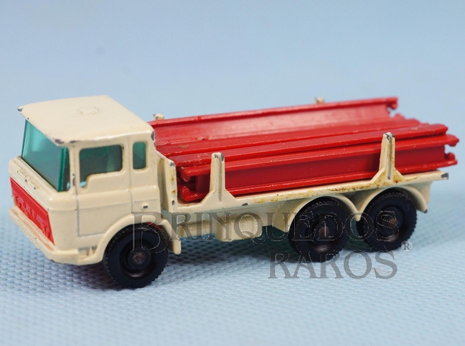 Brinquedo antigo DAF Girder Truck black plastic Regular Wheels