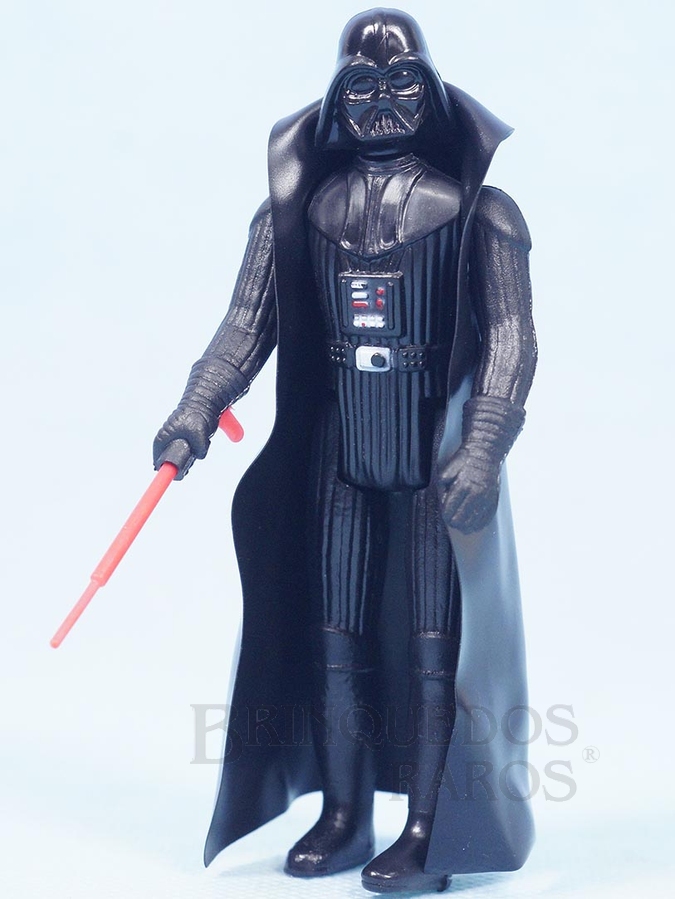 Brinquedo antigo Darth Vader Star Wars Lucas Film perfeito estado completo com Capa e Sabre de Luz Década de 1980