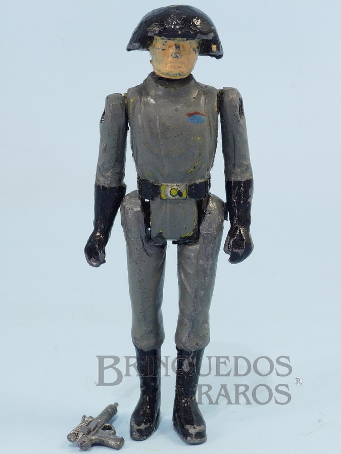 Brinquedo antigo Death Squad Commander completo com Arma 10,00 cm de altura Série Aventura na Galáxia Guerra nas Estrelas Star Wars Ano 1983
