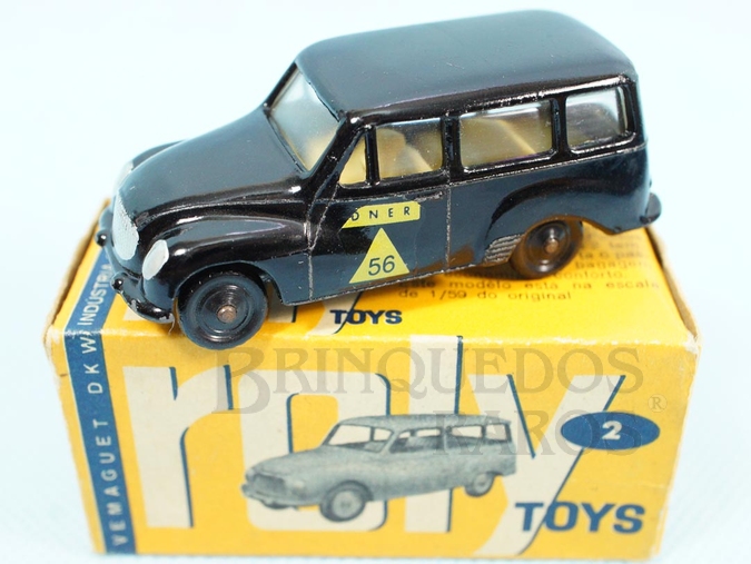 Brinquedo antigo DKW Vemag Vemaguete DNER com 6,00 cm de comprimento Década de 1960