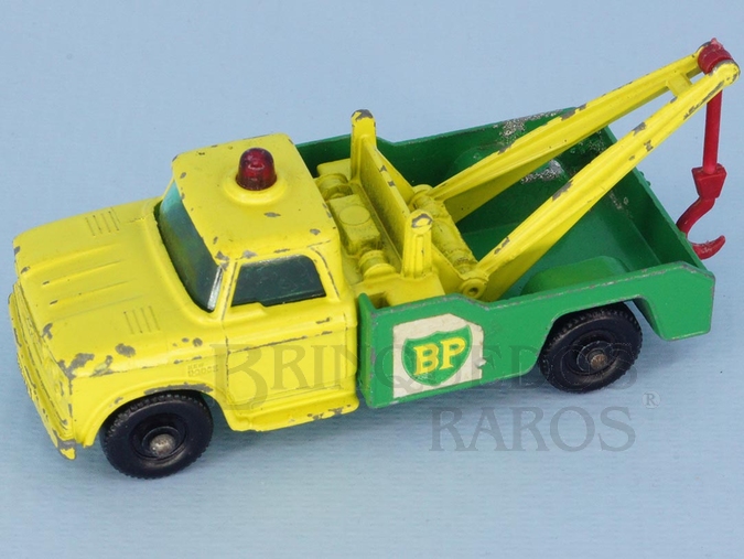 Brinquedo antigo Dodge Wreck Truck Black Plastics Regular Wheels