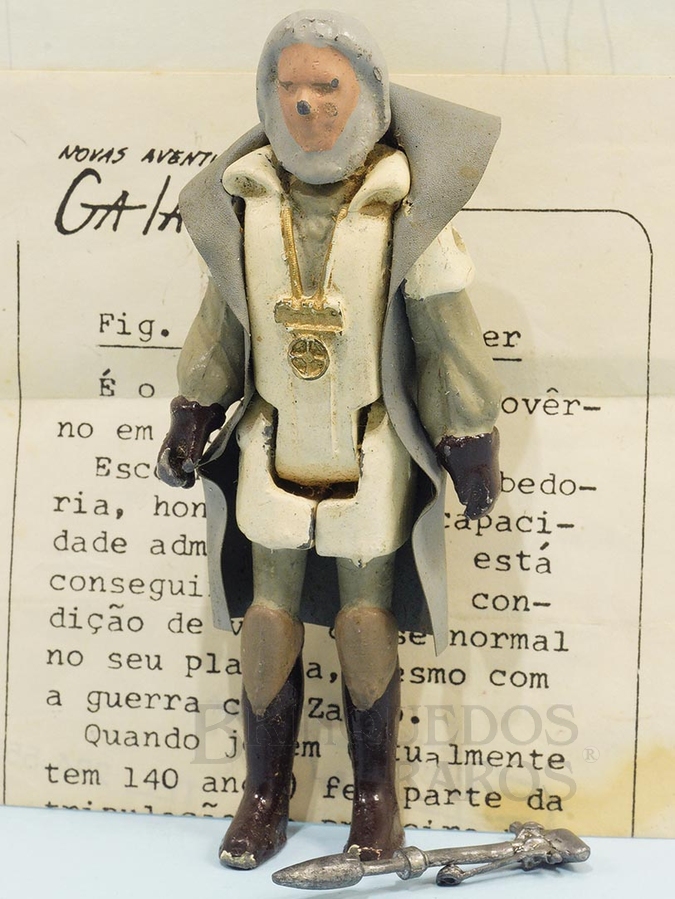 Brinquedo antigo Dr. Werther Série Novas Aventuras na Galáxia Guerra nas Estrelas Star Wars completo com Folheto de Apresentação Capa e Cedro Ano 1983
