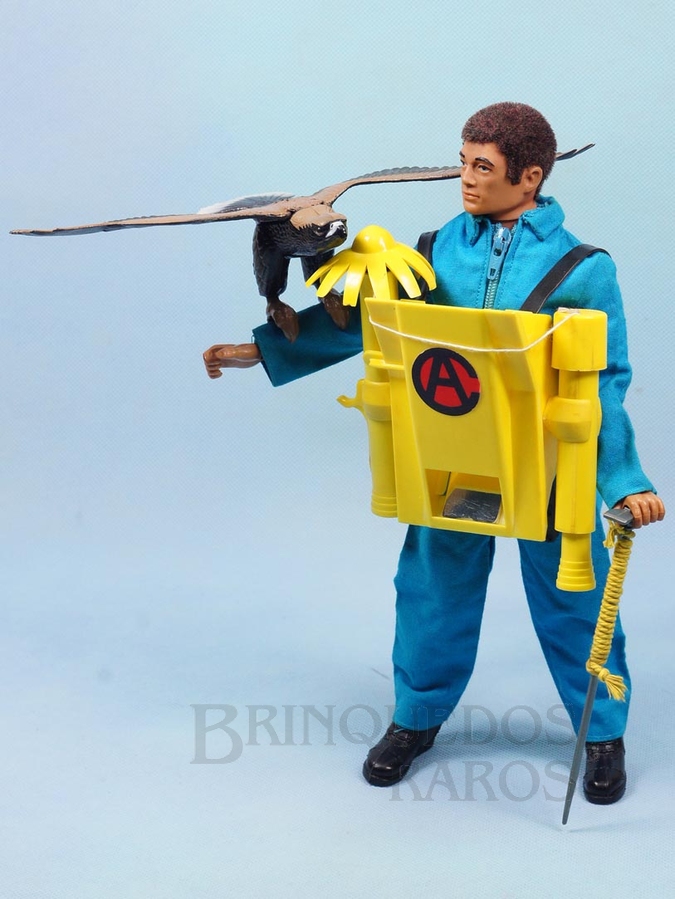 Brinquedo antigo Falcon Aventura Ataque da Águia Selvagem Escalada com o Lança Gancho 100% original completo com Águia e mais 4 itens Edição 1978 Preço sem o Boneco 