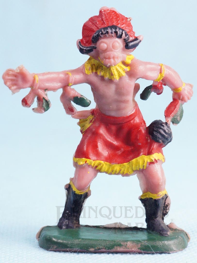 Brinquedo antigo Feiticeiro da Tribo Gulliver Década de 1970
