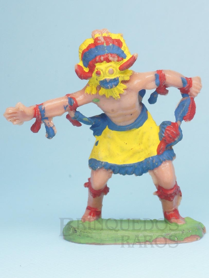 Brinquedo antigo Feiticeiro da Tribo Gulliver número raspado Década de 1970