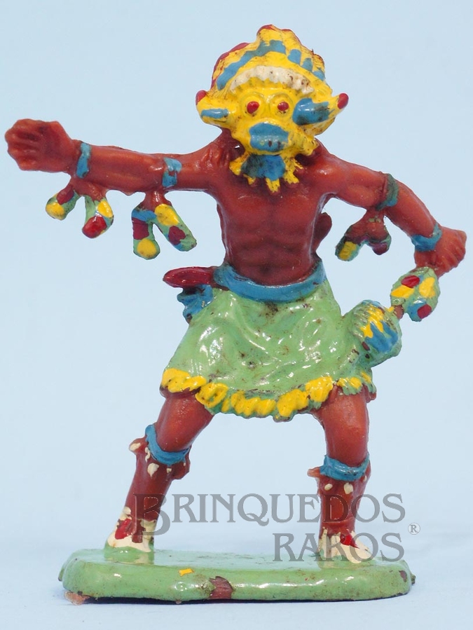 Brinquedo antigo Feiticeiro da Tribo Índio Bruxo Casablanca numerado 136