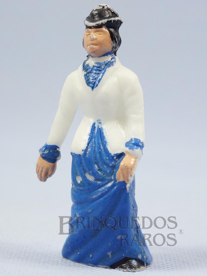 Brinquedo antigo Figura de Kitty Russell do Filme Série Gunsmoke Década de 1970