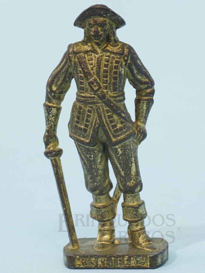 Brinquedo antigo Figura de Mosqueteiro brinde Kinder Ovo numerado 2 Década de 1990