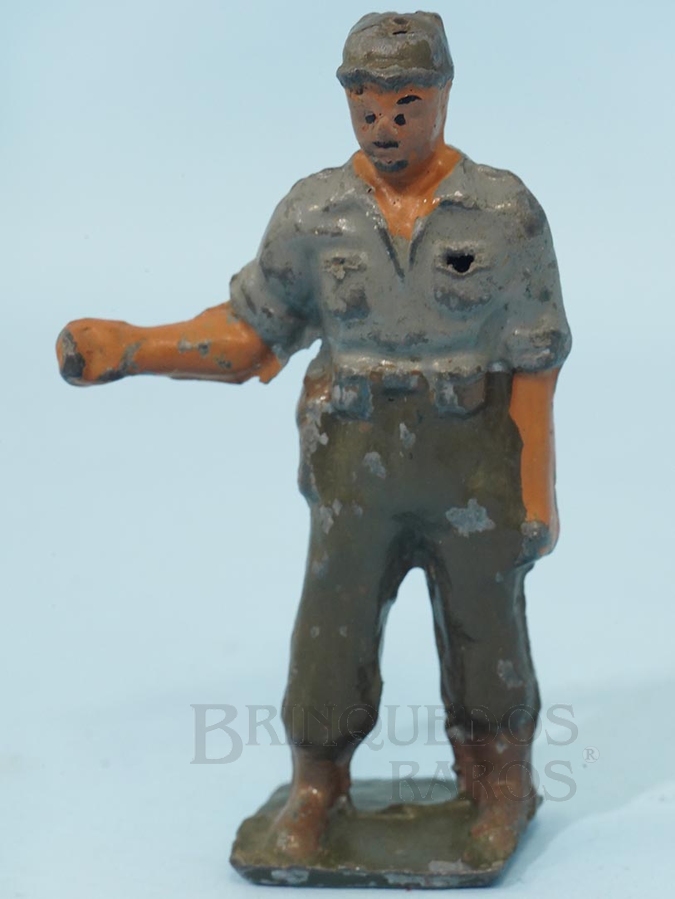 Brinquedo antigo Figura de Policial Argentino Década de 1950