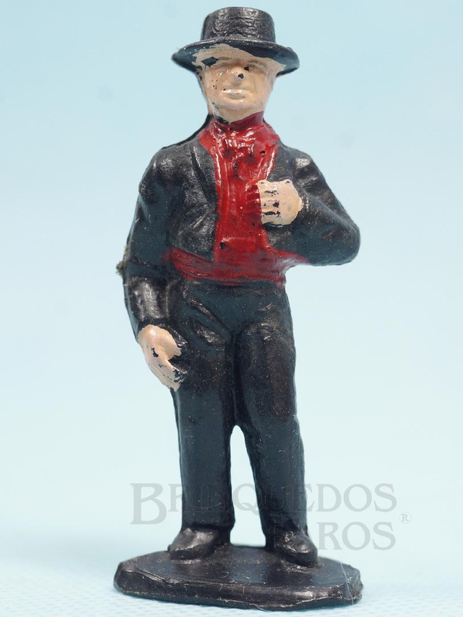 Brinquedo antigo Figura do Bernardo Série O Zorro distribuído pela Trol Década de 1970 