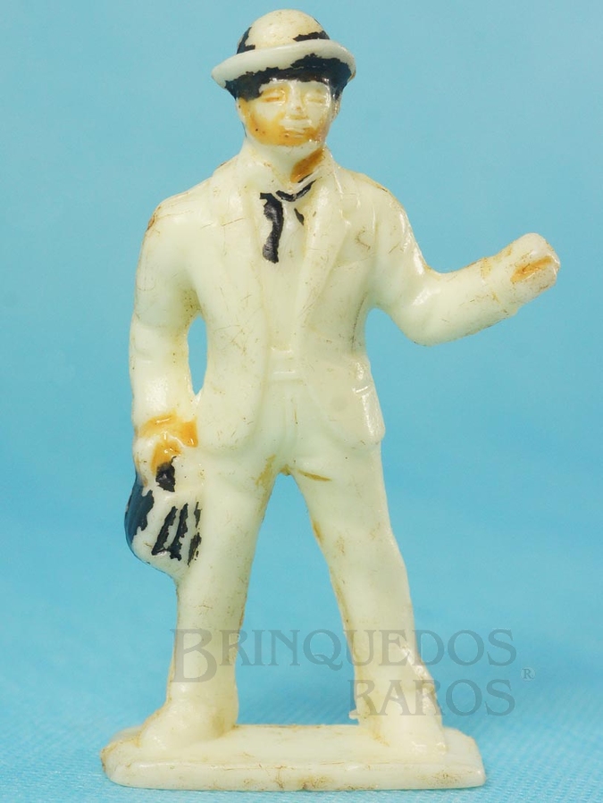 Brinquedo antigo Figura do Doutor Galen Adams do Filme Série Gunsmoke Década de 1970