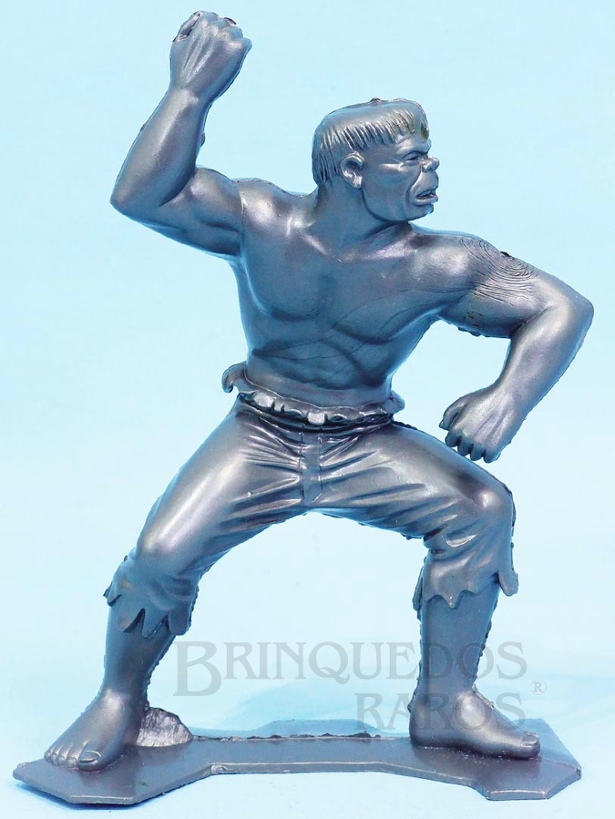 Brinquedo antigo Figura do Incrível Hulk com 13,00 cm de altura Reedição da figura fabricada pela Marx Toys em 1967 Década de 1990