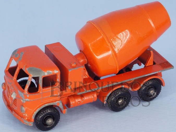 Brinquedo antigo Caminhão Betoneira Foden Cement Mixer black plastic Regular Wheels