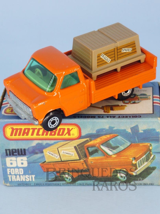 Brinquedo antigo Ford Transit Superfast unpainted base