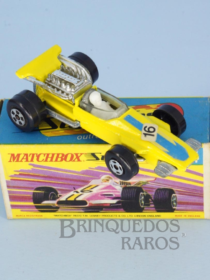 Brinquedo antigo Formula 1 Superfast amarelo