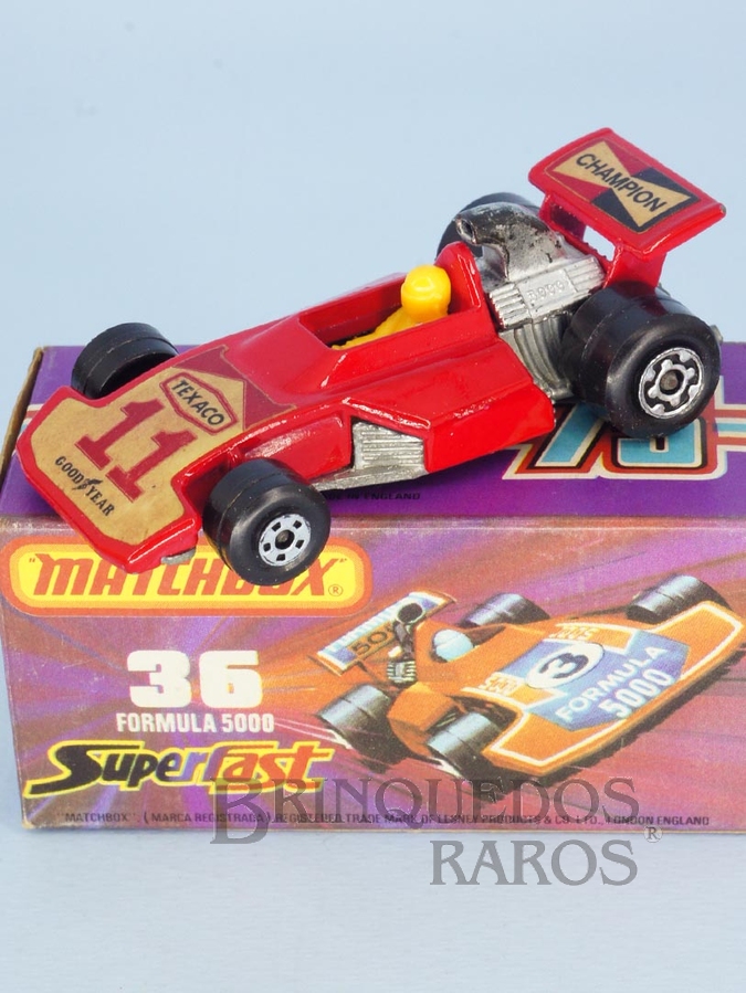 Brinquedo antigo Formula 5000 Superfast vermelho