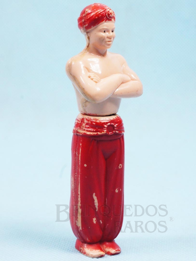 Brinquedo antigo Gênio das Mil e Uma Noites com 12,00 cm de altura Coleção Miguel Cerrato Década de 1950