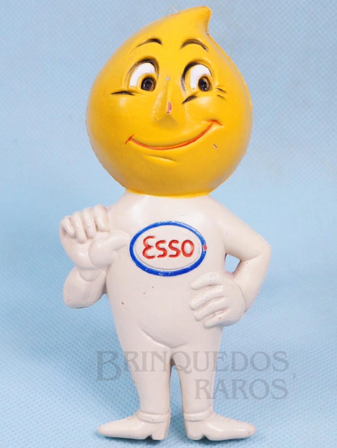 Brinquedo antigo Gotinha da Esso com 14,00 cm de altura Brinde da Gasolina Esso Década de 1960