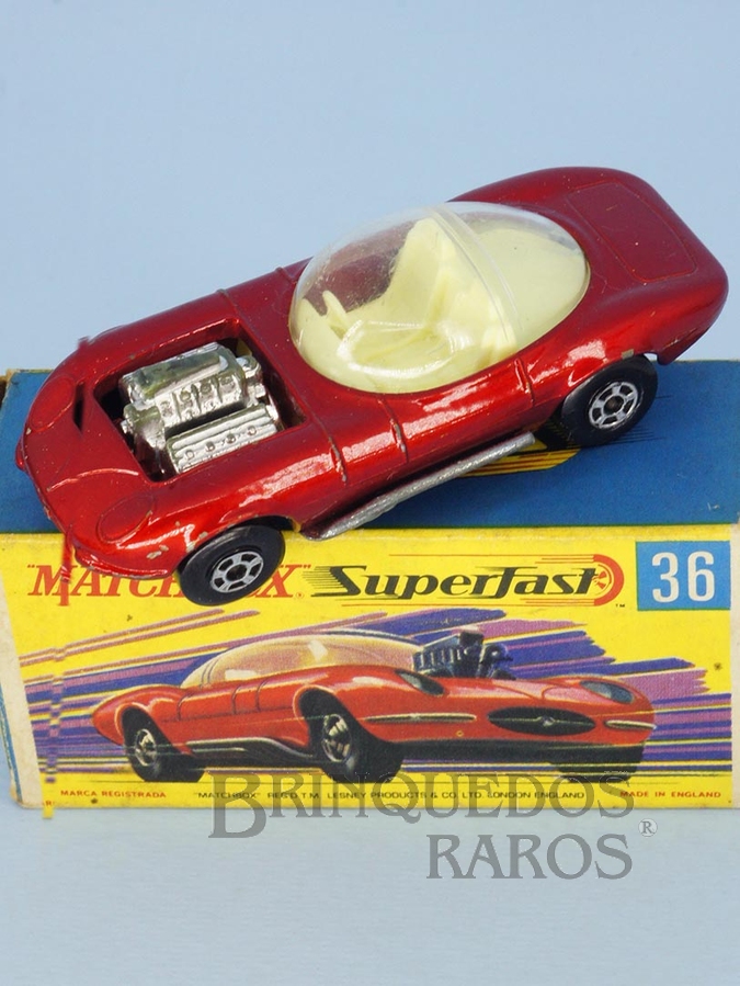 Brinquedo antigo Hot Rod Draguar Superfast