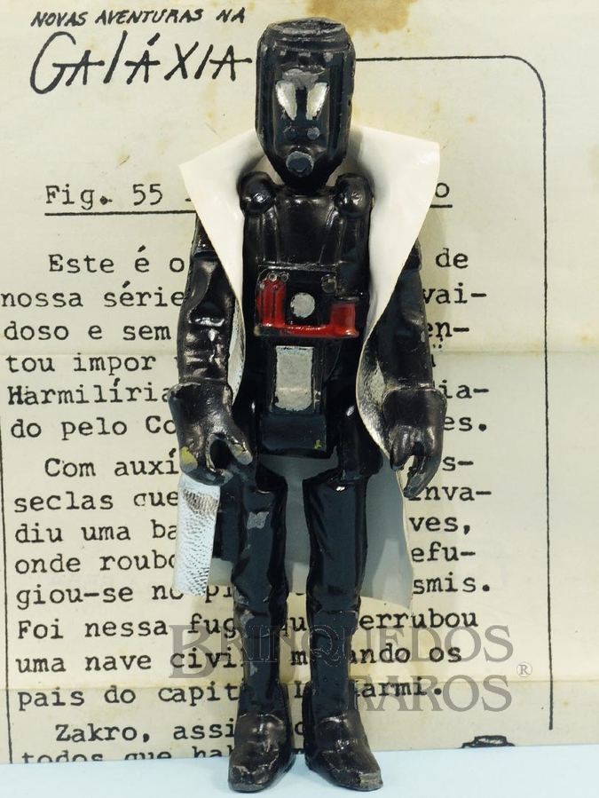 Brinquedo antigo Imperador Zakro Série Novas Aventuras na Galáxia Guerra nas Estrelas Star Wars Ano 1983