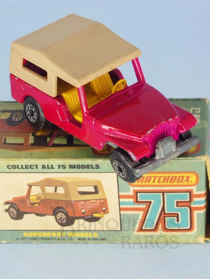 Brinquedo antigo Jipe CJ6 Jeep Willys Superfast